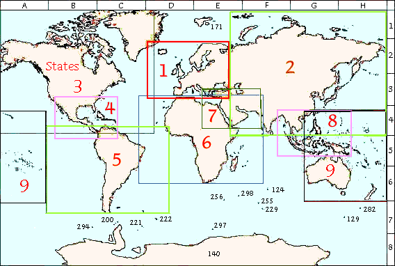 SUGAR DELTA ::. maps & prefixes DXCC